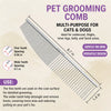 Multi-Use Grooming Comb for Cats and Dogs