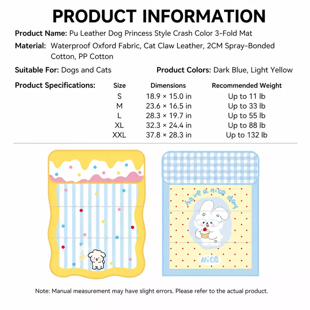 Foldable Cotton Pet Bed with Bolster Sides for Dogs and Cats