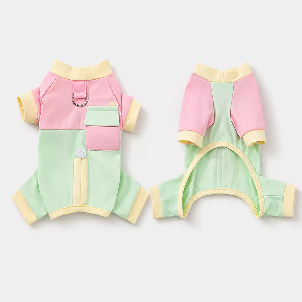 Lightweight Polyester Four-Leg Dog Summer Jumpsuit