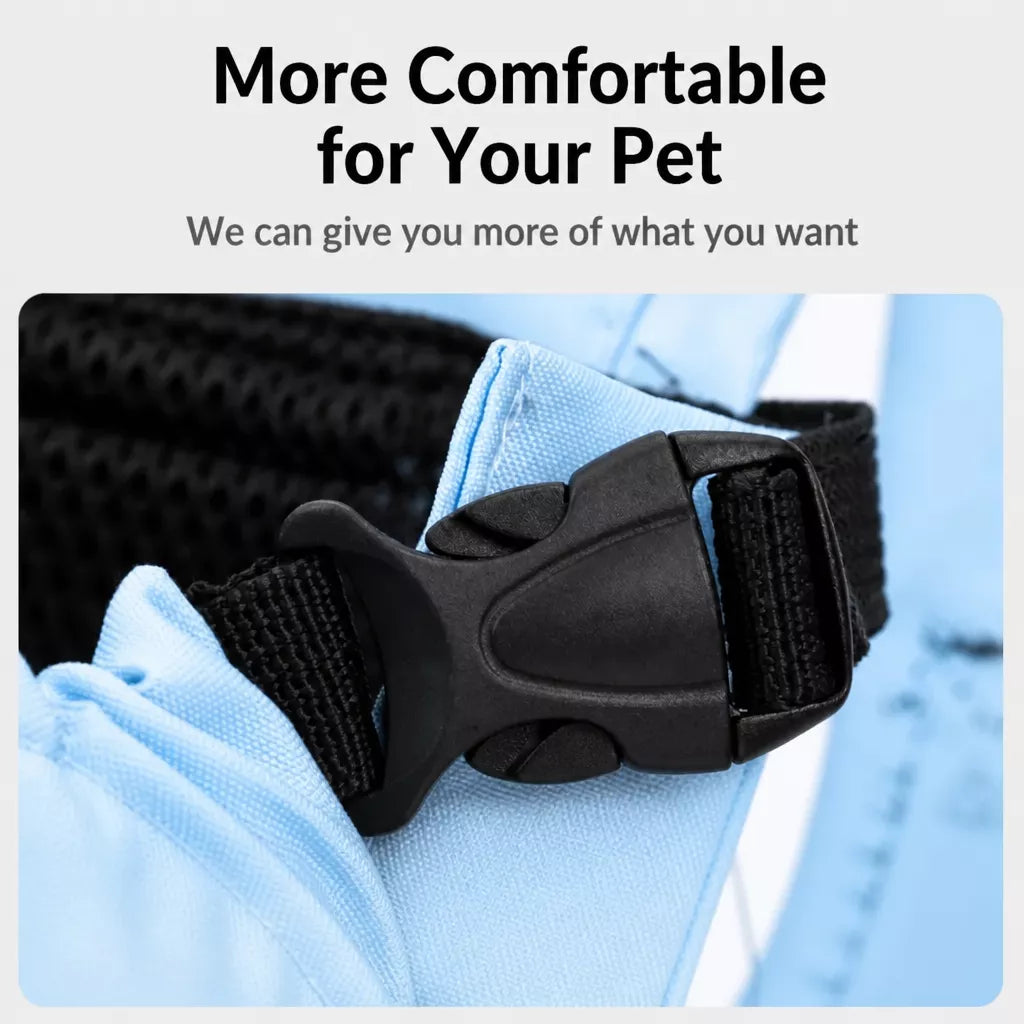 Front-Carry Pet Carrier Backpack for Small Dogs and Cats