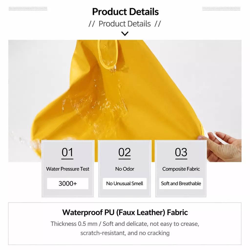 Full-Coverage Dog Raincoat Cape