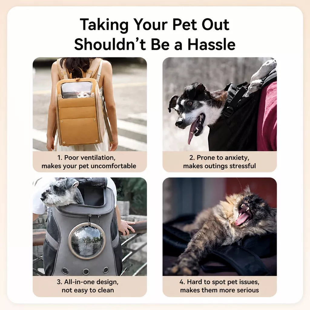 Pet Carrier Backpack for Cats and Small Dogs