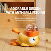 Interactive Duck-Shaped Treat Dispensing Toy for Cats and Dogs