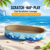 Kraft Paper Cat Scratcher Lounge for Scratching and Resting
