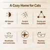 Portable Enclosed Cat & Small Dog Tent Bed