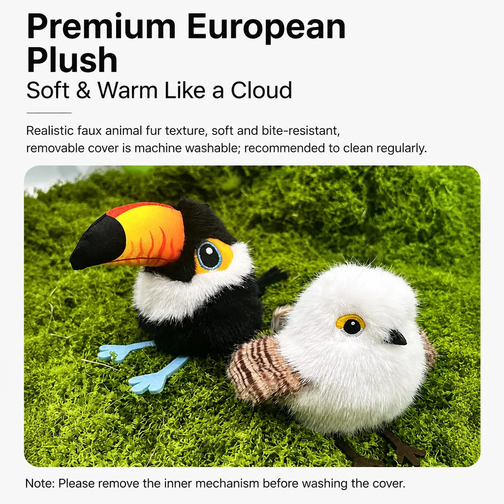 Automatic Flying Bird Cat Toy with Fluttering Wings