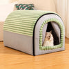 Enclosed Pet Bed House for Dogs and Cats