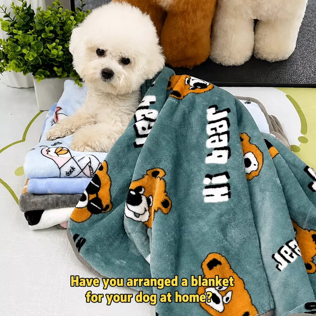 Fleece Pet Blanket for Dogs and Cats