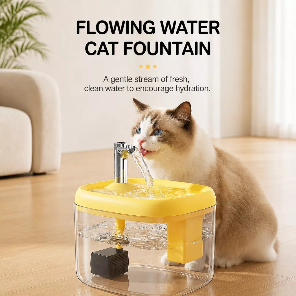Automatic Pet Water Fountain with Circulating Water, 1.5 L