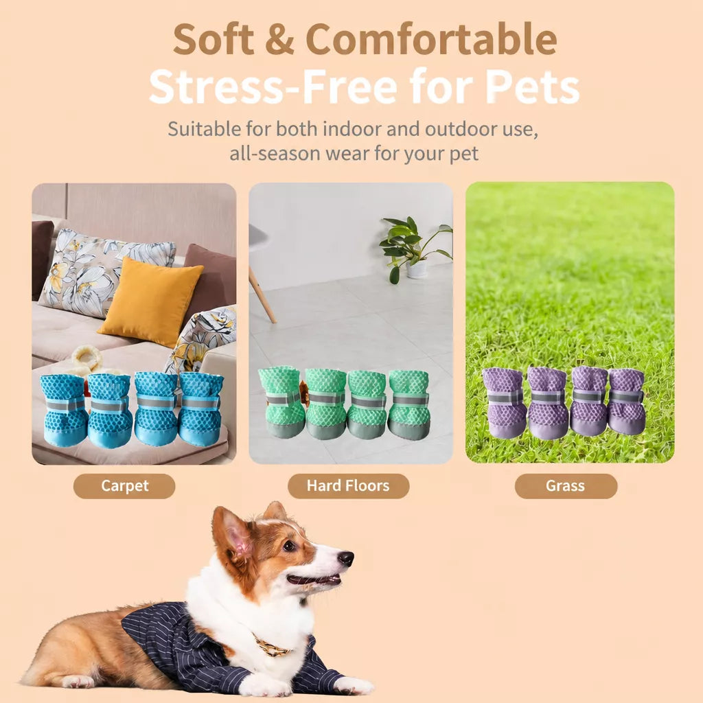 Breathable Dog Shoes for Small Dogs