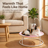 Round Cat Bed with Hammock-Style Resting Area
