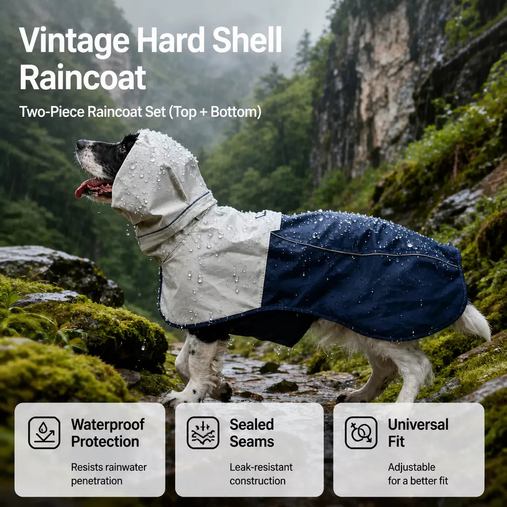 Two-Piece Dog Rain Suit