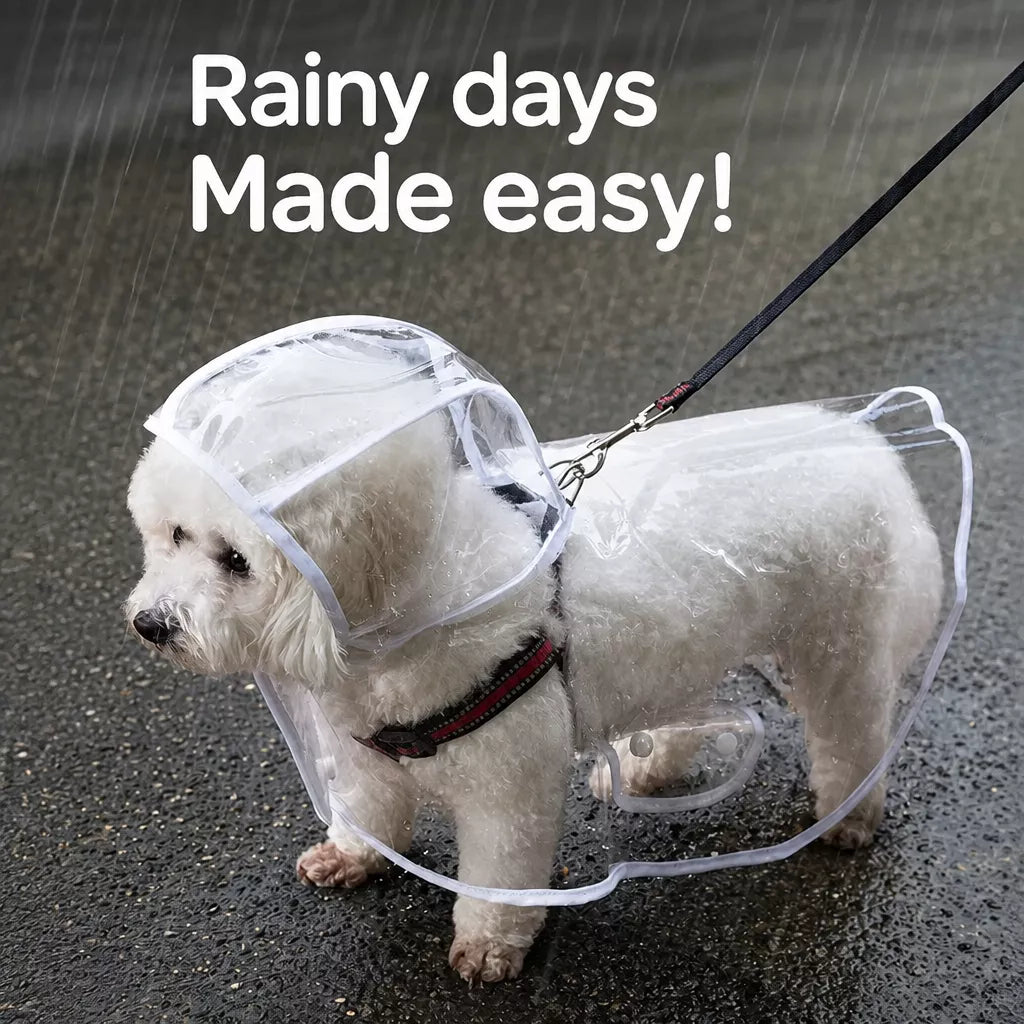 Waterproof Four-Leg Dog Raincoat