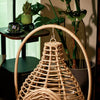 Hanging Rattan Pet Basket Bed for Pets Up to 22 lb