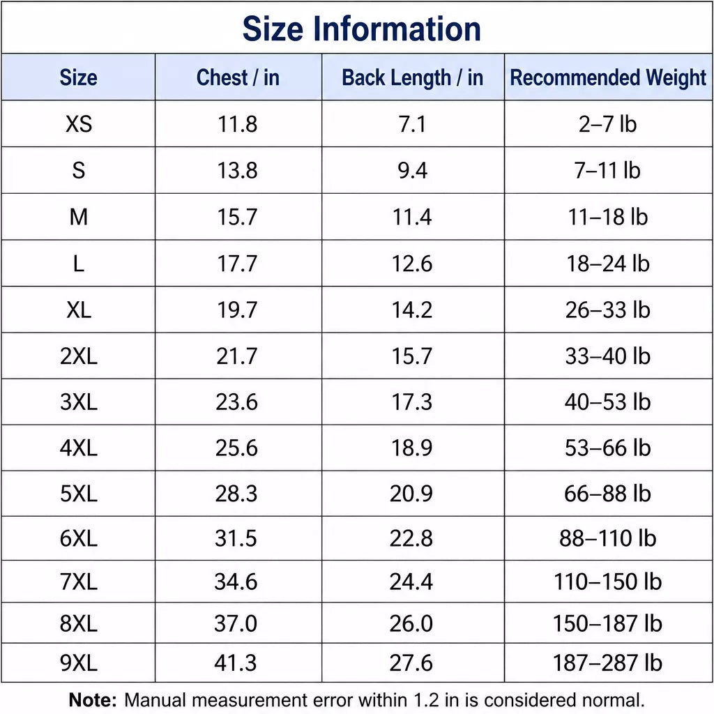 Lightweight Summer Pet Vest for Dogs & Cats