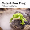 Plush Squeaky Frog Dog Toy
