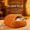 Enclosed Pet Bed for Cats and Small Dogs | Covered Nest
