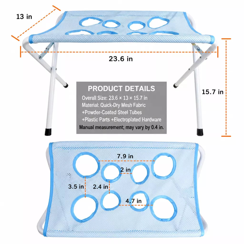 Foldable Pet Grooming Stand with Restraint Strap