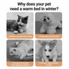 Enclosed Polyester Pet Bed House for Dogs and Cats