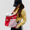 Nylon Mesh Pet Carrier Backpack for Cats and Small Dogs