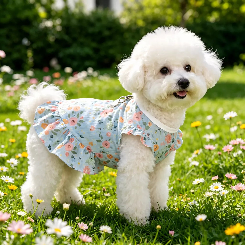 Mesh Pet Dress for Dogs and Cats