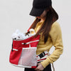 Nylon Mesh Pet Carrier Backpack for Cats and Small Dogs