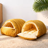 Semi-Enclosed EPE Foam Pet Bed for Cats and Dogs