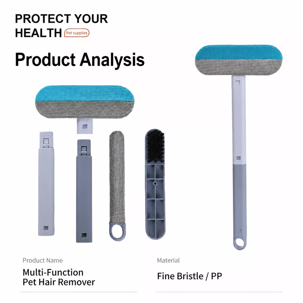 Pet Hair Removal Brush for Sofas, Clothing, and Carpets