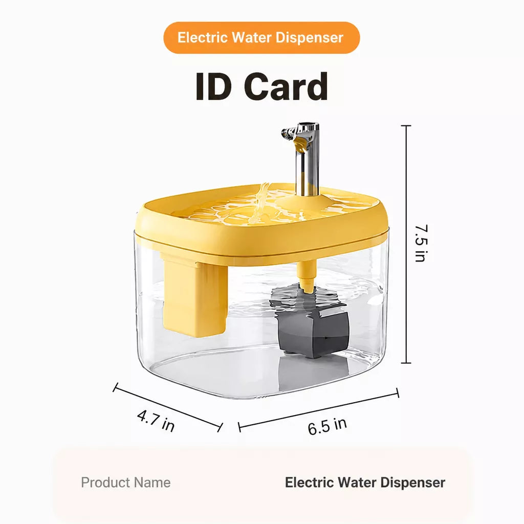 1.5L Automatic Pet Water Fountain with Filter for Cats & Dogs