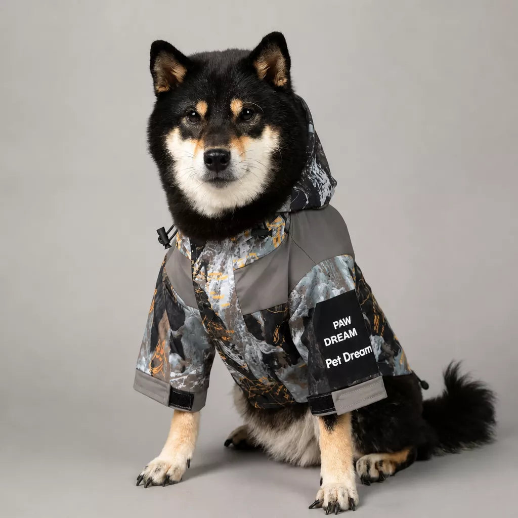 Dog Rain Jacket – Wind- and Water-Resistant Outdoor Coat