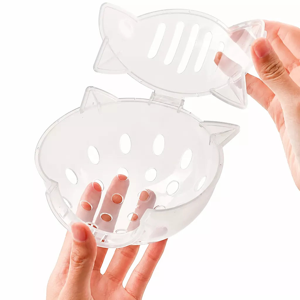 Plastic Recovery Cone for Cats During Grooming and Care