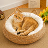 Woven Pet Bed for Cats and Small Dogs