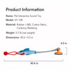 Interactive Squeaky Tug Toy for Medium and Large Dogs
