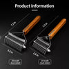 Double-Sided Dematting Comb for Dogs and Cats