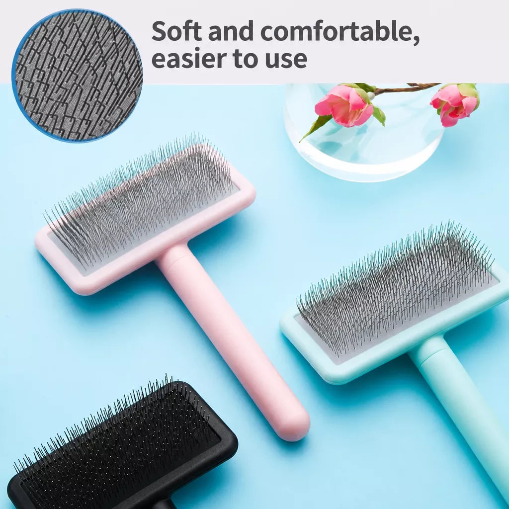 Long-Pin Pet Grooming Comb for Cats, Dogs & Rabbits