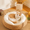 Woven Pet Bed for Cats and Small Dogs