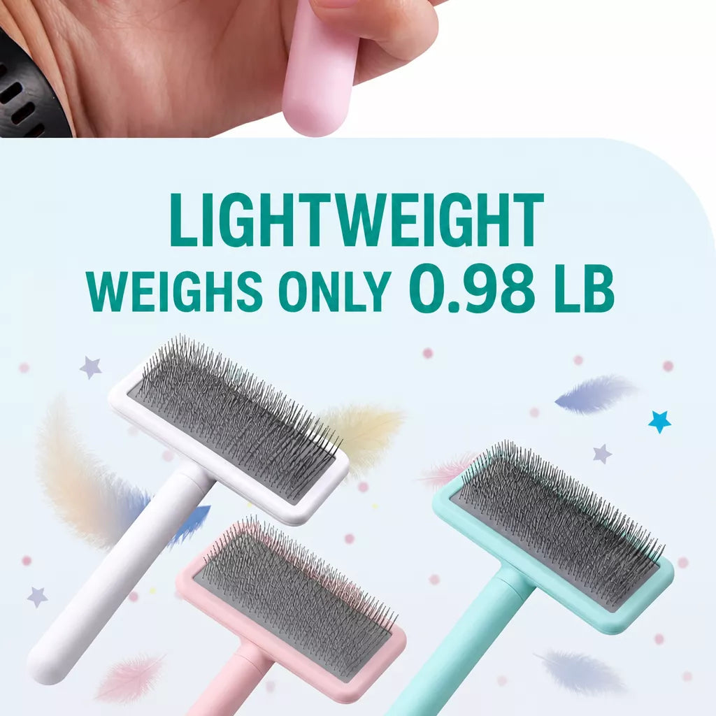 Long-Pin Pet Grooming Comb for Cats, Dogs & Rabbits