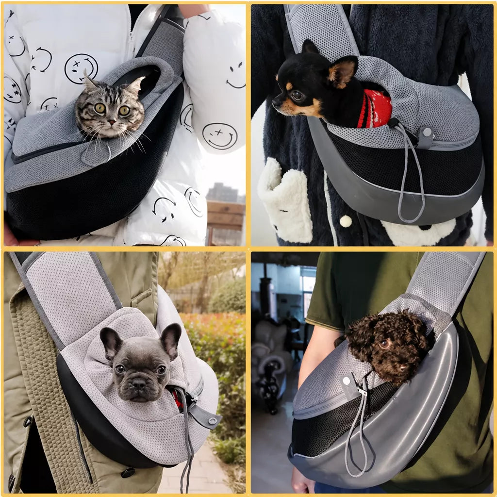 Mesh Pet Carrier Backpack for Small Dogs