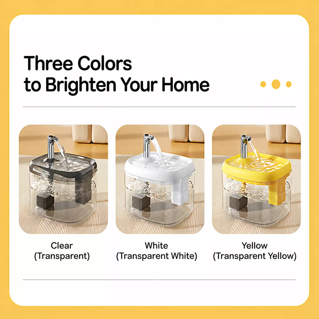 Automatic Pet Water Fountain with Circulating Water, 1.5 L