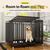Heavy-Duty Iron Dog Crate with Bottom Tray