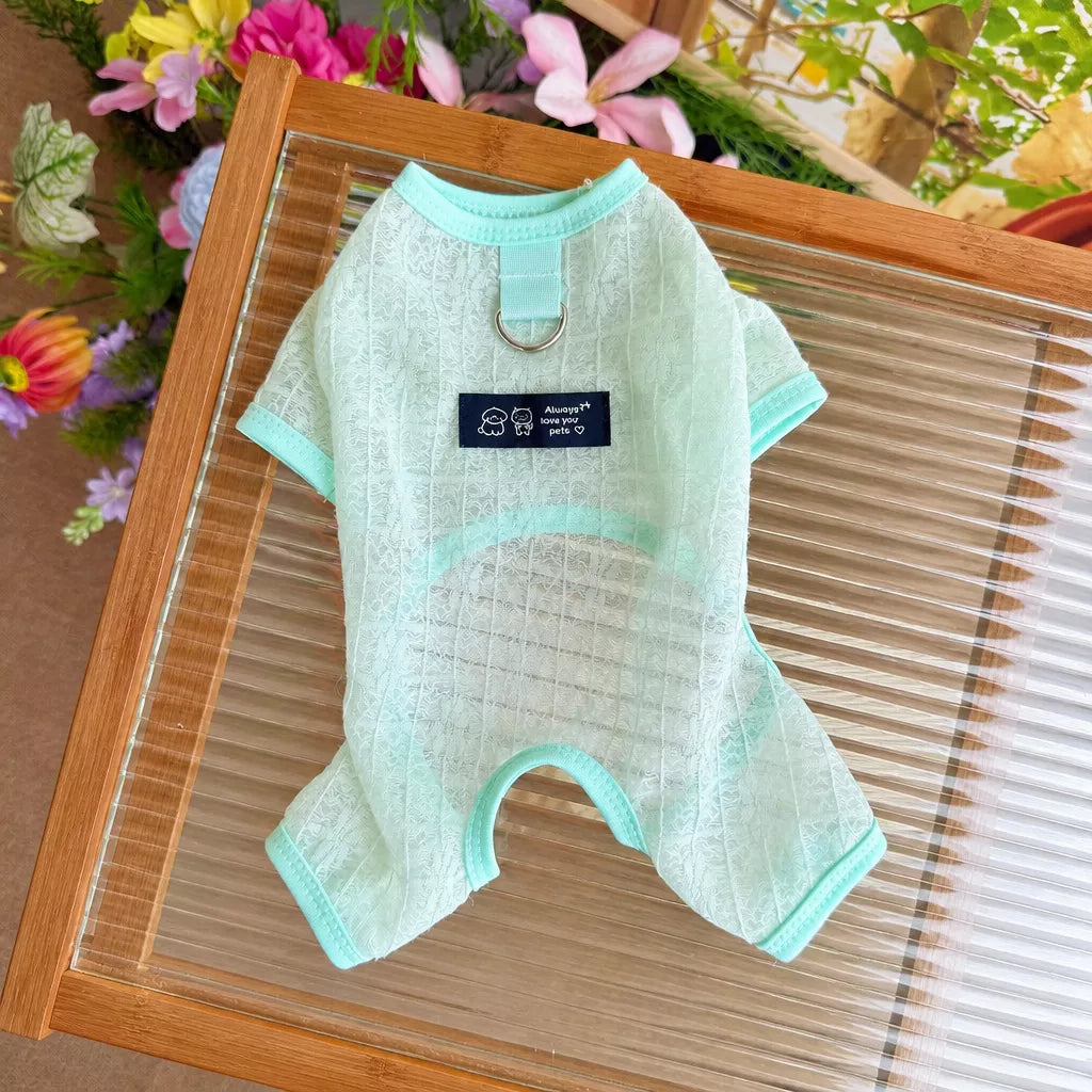 Lightweight Mesh Four-Leg Pet Suit