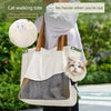 Canvas Crossbody Pet Carrier for Cats and Small Dogs