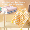 Cotton-Linen Pet Blanket Mat for Cats and Dogs