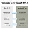 All-Season Boat-Style Dog Bed with Removable, Washable Cover