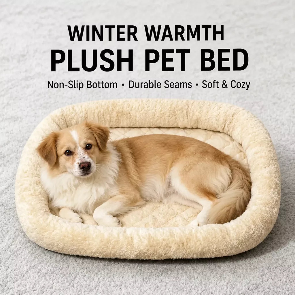 Plush Dog Bed for Small Dogs