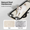 Wall-Mounted or Floor-Standing Sisal Cat Scratcher