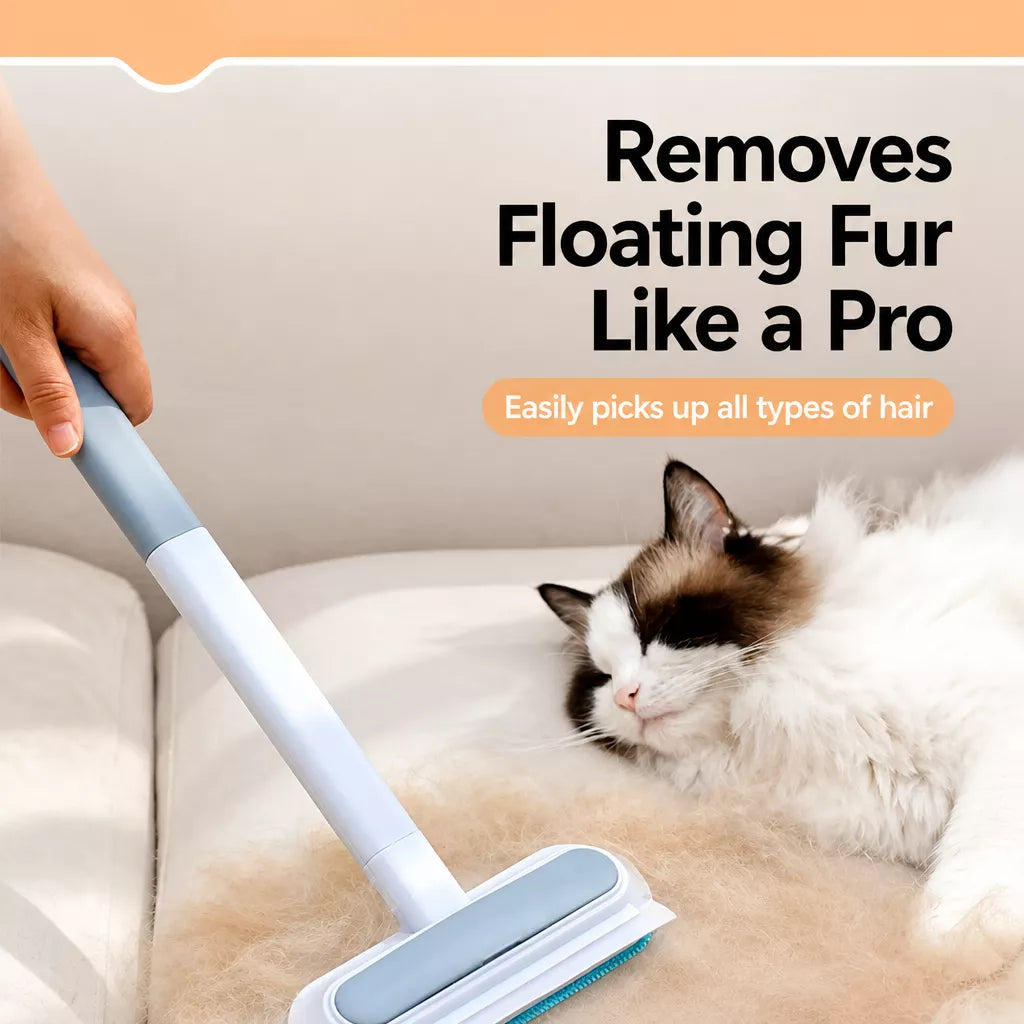 Pet Hair Removal Brush for Sofas, Clothing, and Carpets