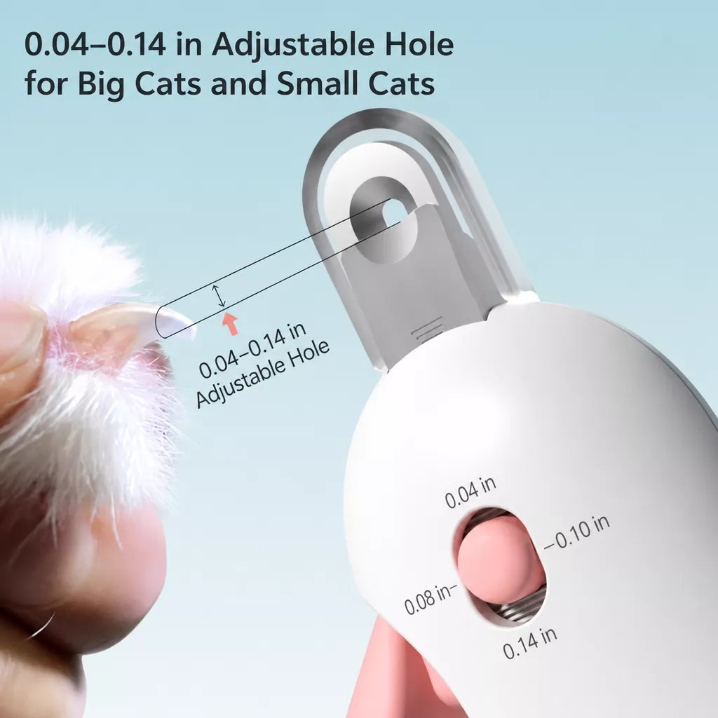 Adjustable-Opening Cat Nail Clipper