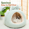 Covered Tent-Style Pet Bed for Cats and Small Dogs