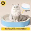 Oval Corrugated Cardboard Scratcher Bed for Cats